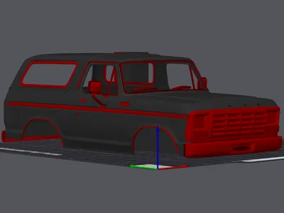 1978-79 ford bronco rc shell :)