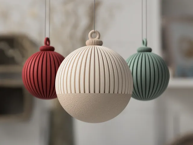 Japandi Christmas Ball