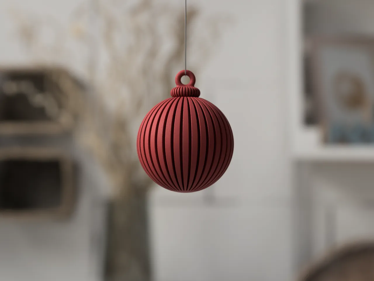 Japandi Christmas Ball view 3