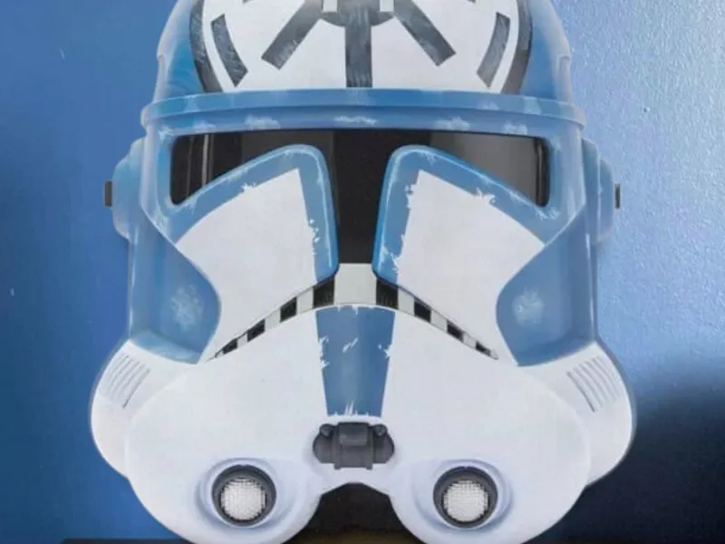 Star Wars ARC Jesse Galaxy's edge helmet stand
