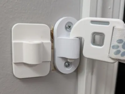 Door Strap Wall Hook with Screw Holes
