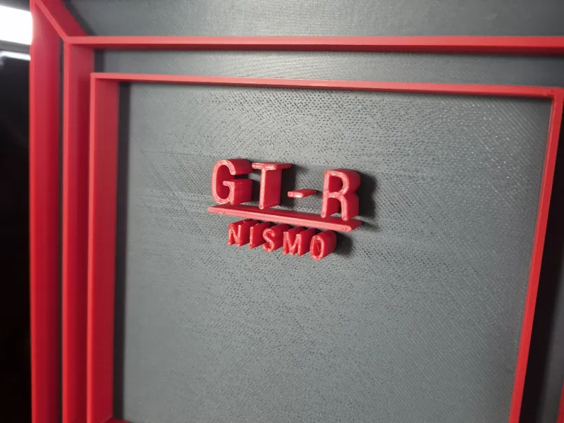 Nissan GT-R Wall Art (with holes for hanging)