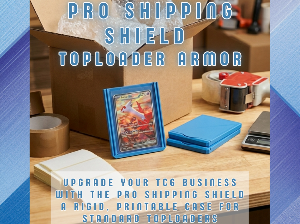 Miniatura 1 do modelo 3D Pro Shipping Shield - Toploader Armor 