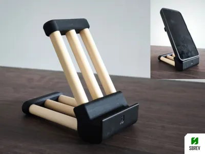 Desktop mobile phone stand