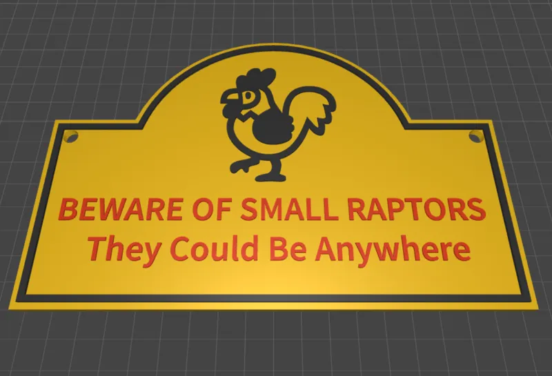 Beware Small Raptors