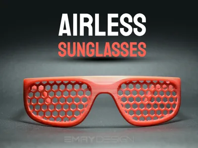 Airless Sunglasses – Lightweight Honeycomb Design
