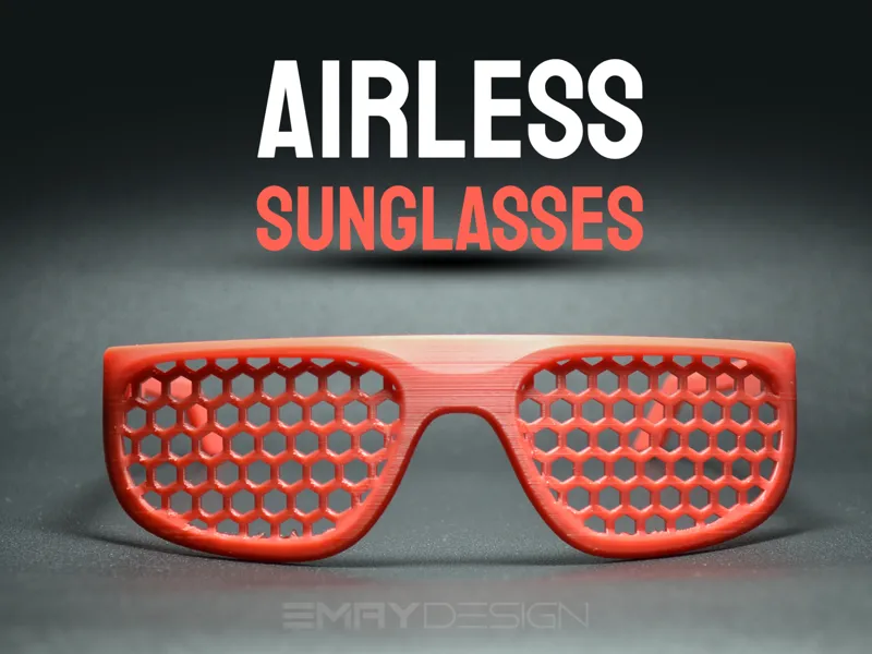 Airless Sunglasses – Lightweight Honeycomb Design