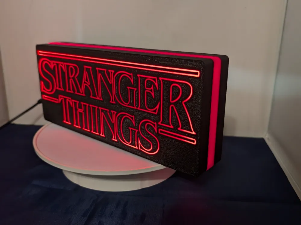 Spezielles Design „Stranger Things“-Lichtbox, dekoratives Schmuckstück als Geschenk