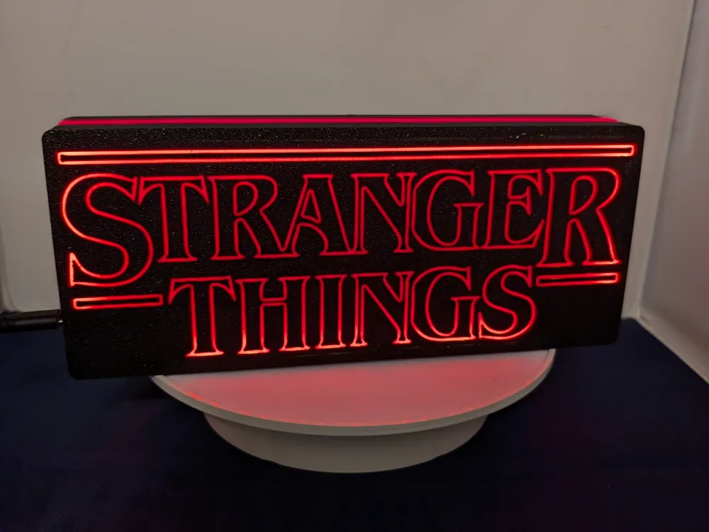Spezielles Design „Stranger Things“-Lichtbox, dekoratives Schmuckstück als Geschenk