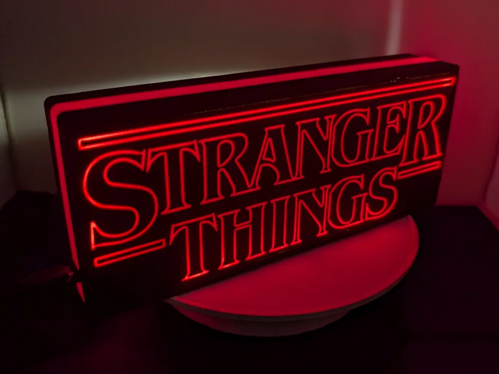 Spezielles Design „Stranger Things“-Lichtbox, dekoratives Schmuckstück als Geschenk