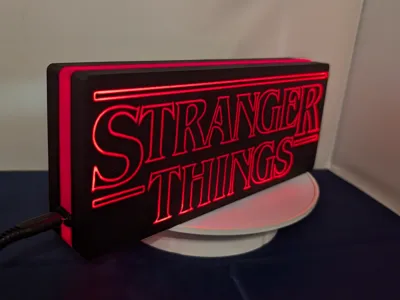 Spezielles Design „Stranger Things“-Lichtbox, dekoratives Schmuckstück als Geschenk