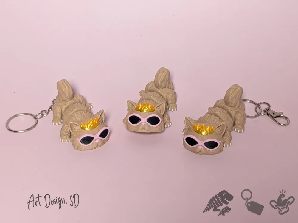 Soporte: Articulated Princess Kitty - Strong Joints. Referencia del modelo original.