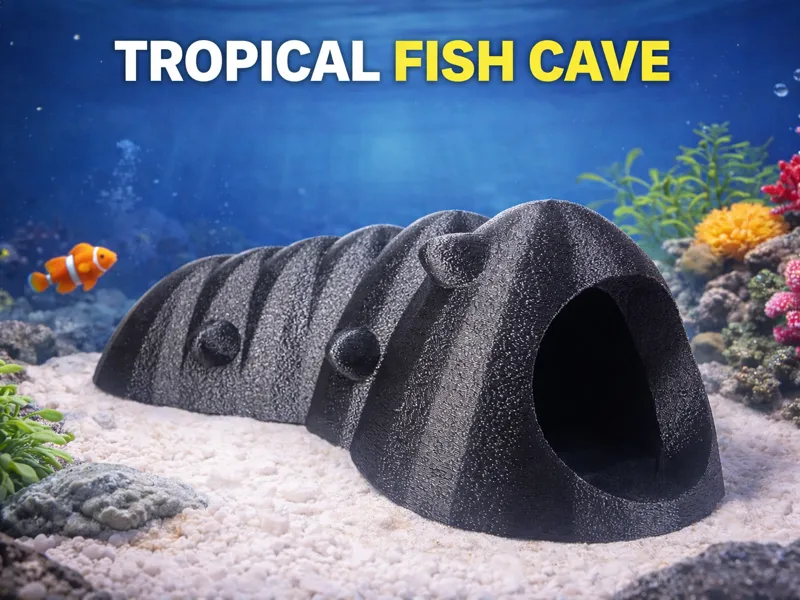 Tropical fish cave