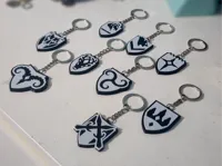 Skyrim Hold Symbols Keychains