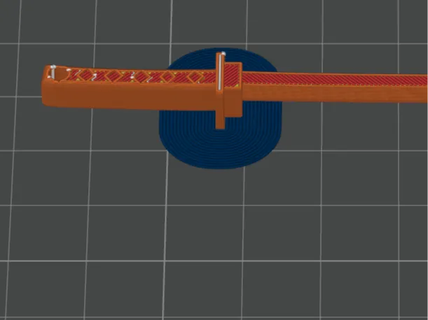 sword keychain by Traifik