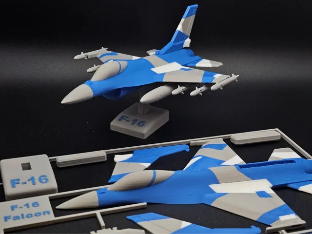 F-16 Plane Kit Card