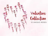 Collection roses de la Saint-Valentin — photo 1