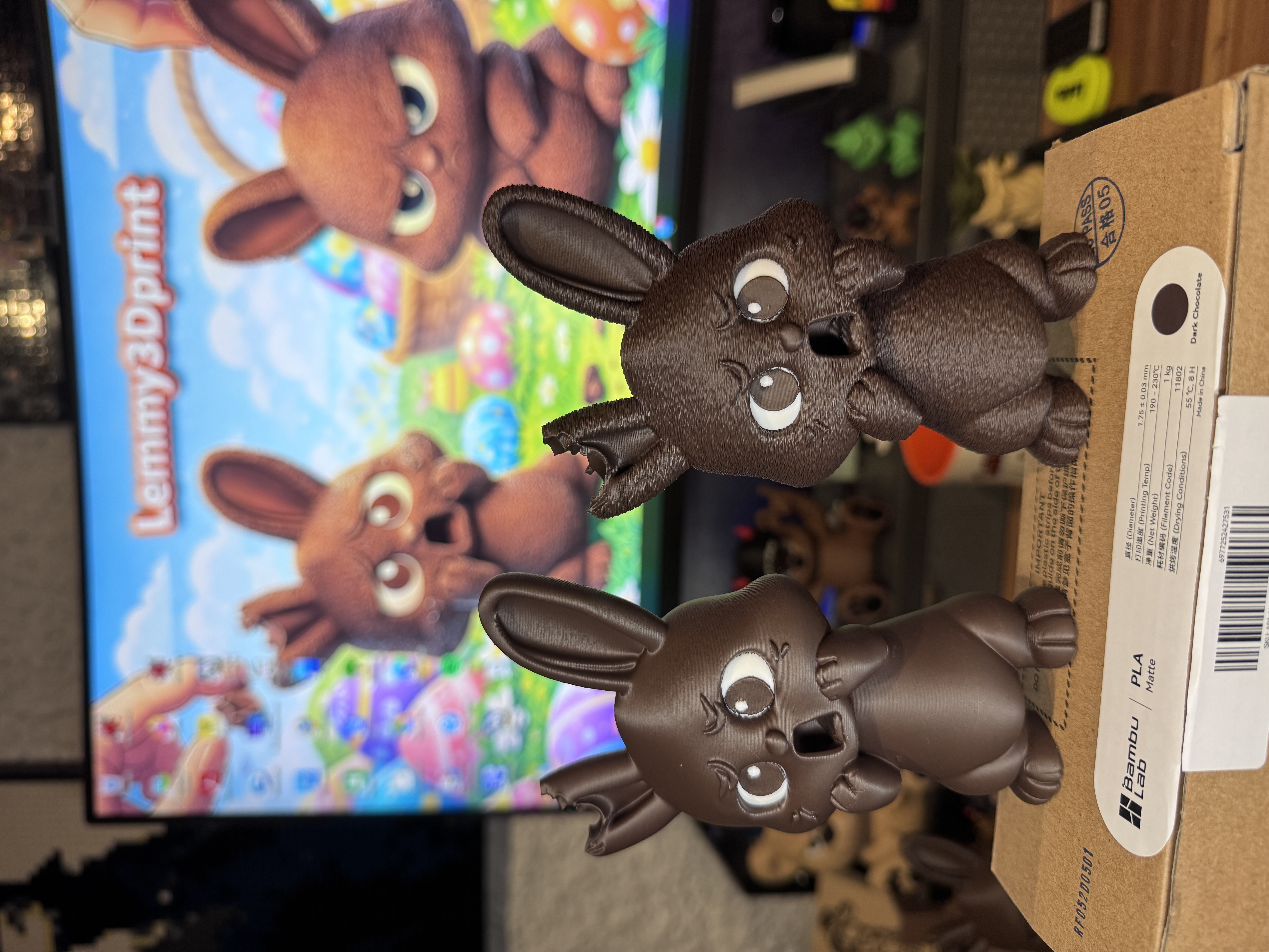 The Shocked Chocolate Bunny - Free 3D Print Model - MakerWorld