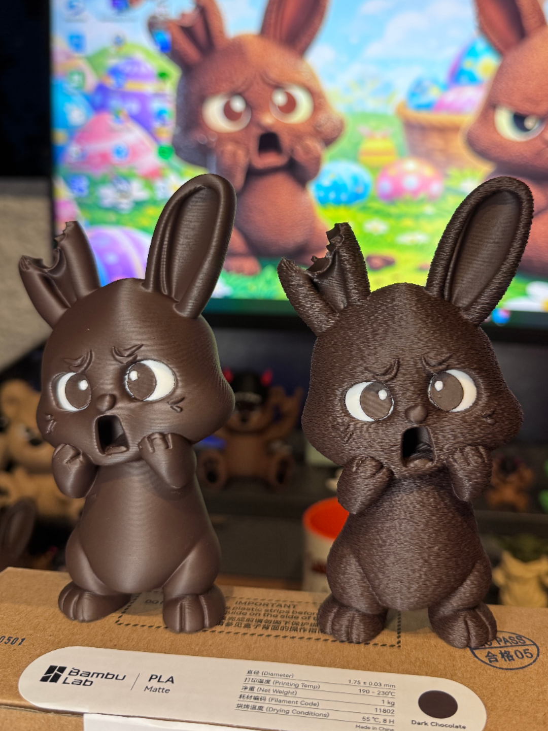 Andy Waehol、CHOCOLATE BUNNY、海外版超希少レゾネ The Shocked Chocolate Bunny - Free 3D Print Model - MakerWorld