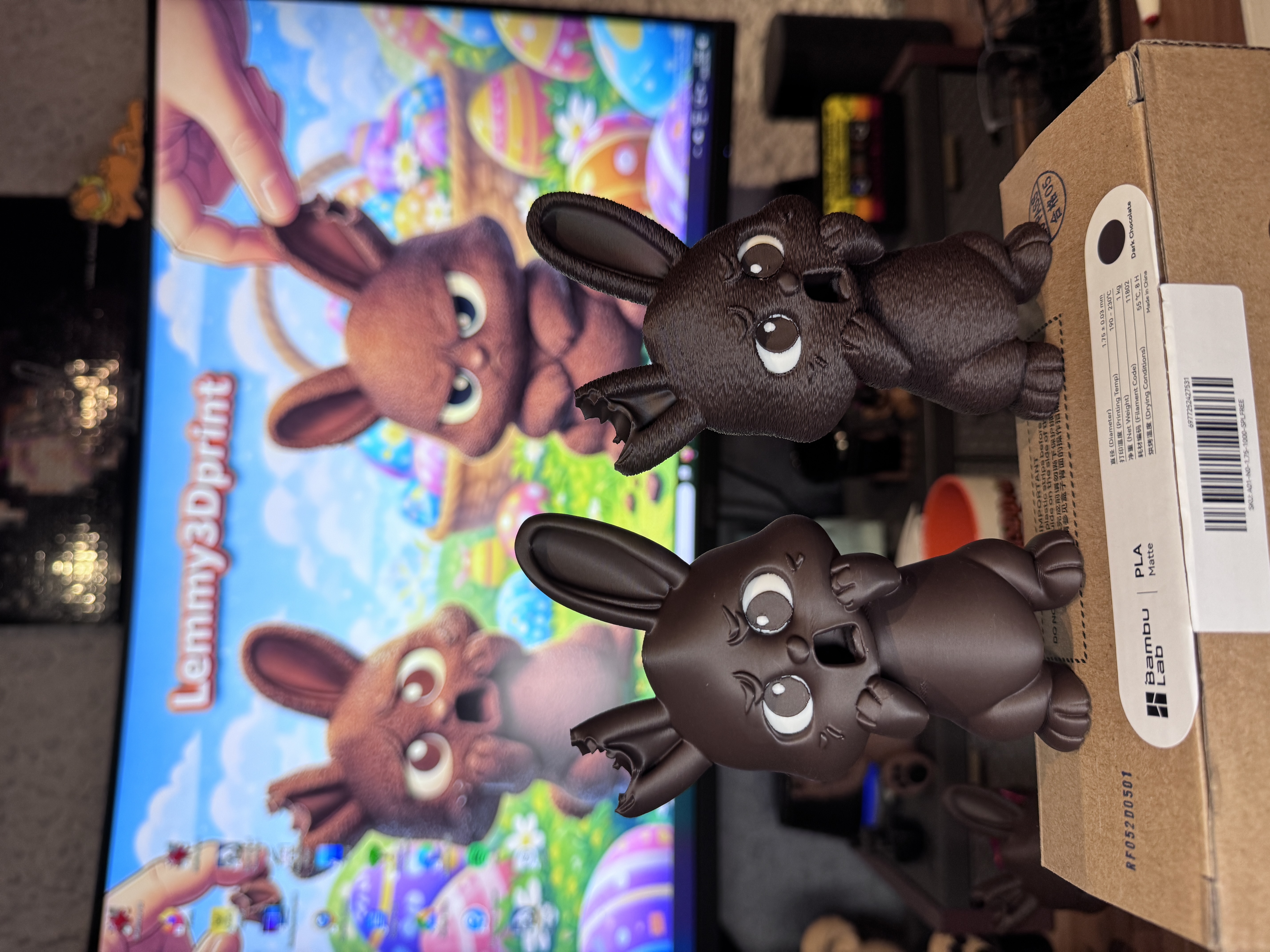The Shocked Chocolate Bunny - Free 3D Print Model - MakerWorld