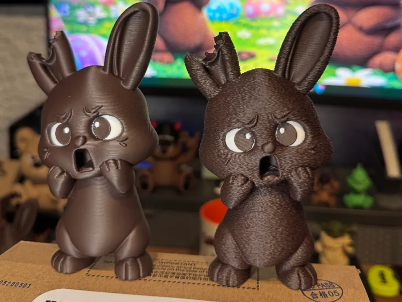 The Shocked Chocolate Bunny