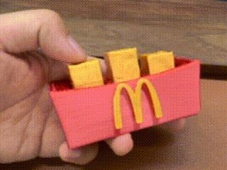 Crunchy Fries Inspired Squeezer-薯条按按乐
