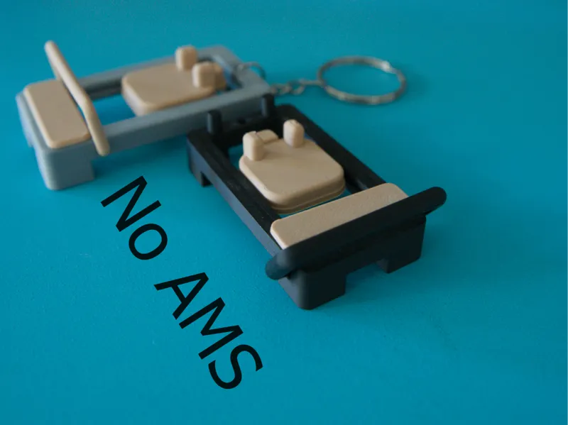 Cute Miniature Pilates Reformer Keychain