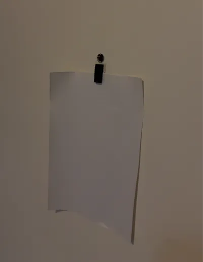 Simple Paper Hook/Holder
