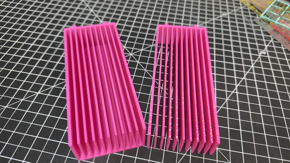 Skadis Vertical Rulers Holder - 10 Slots, - Free 3D Print Model ...