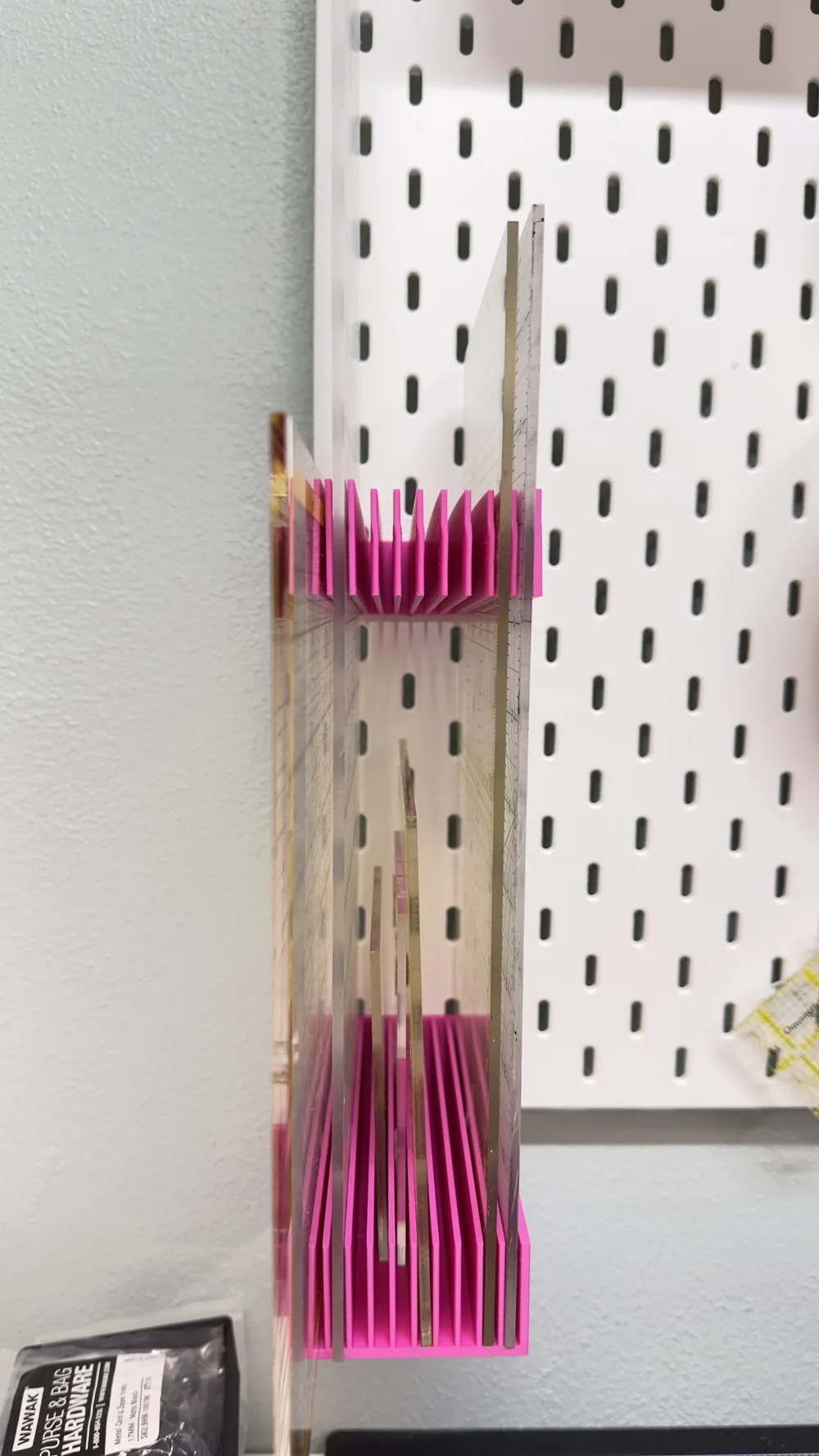 Skadis Vertical Rulers Holder - 10 Slots, - Free 3D Print Model ...