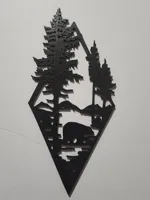 Tableau mural nature - ours dans le paysage — photo 2