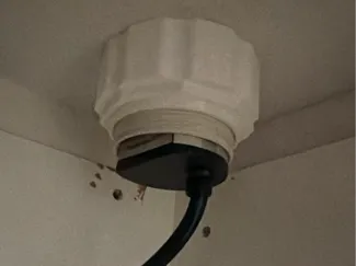 Rosca para torre de energia retrátil de mesa