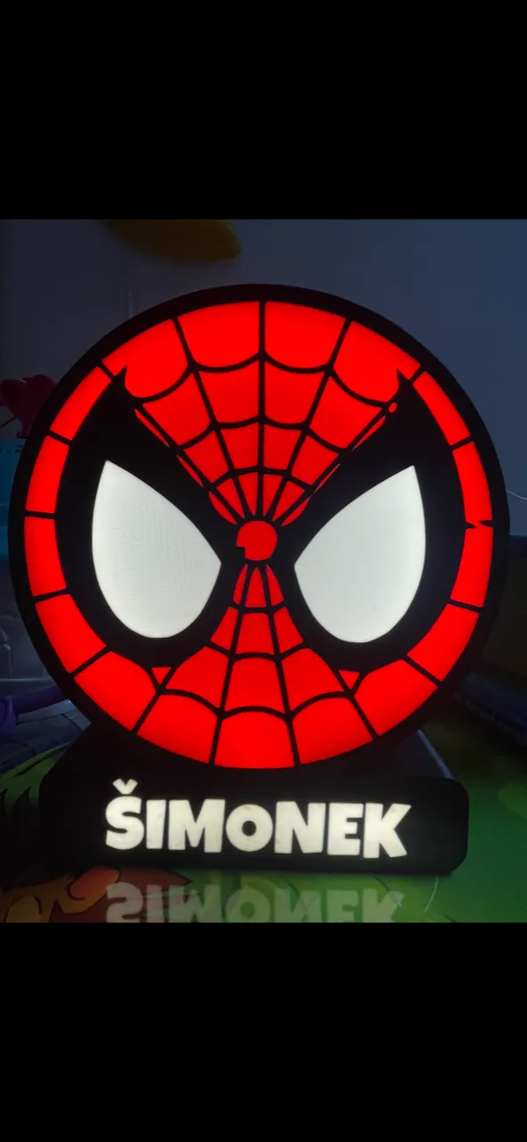 Spiderman LED LAMP