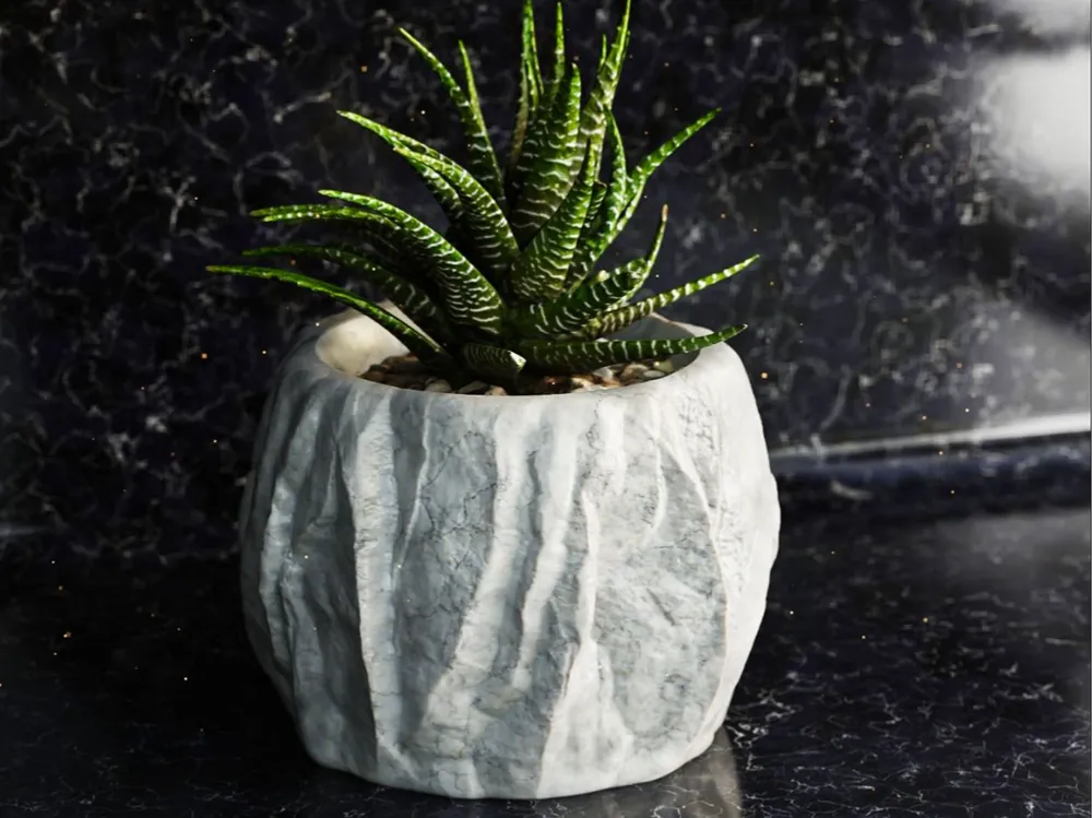 Big Rocks Pot Rock flower pot 1 by uni3Dworld - MakerWorld