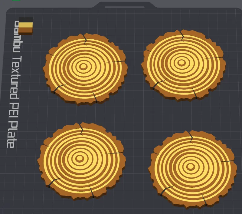 Fake Wood Coaster