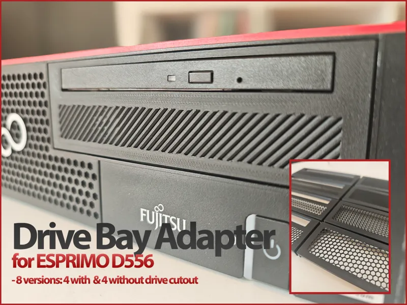 Fujitsu Esprimo D556 - Drive Bay Adapters / Covers