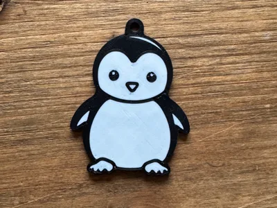 Penguin Keychain
