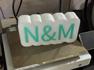 lightbox con iniziali nome
