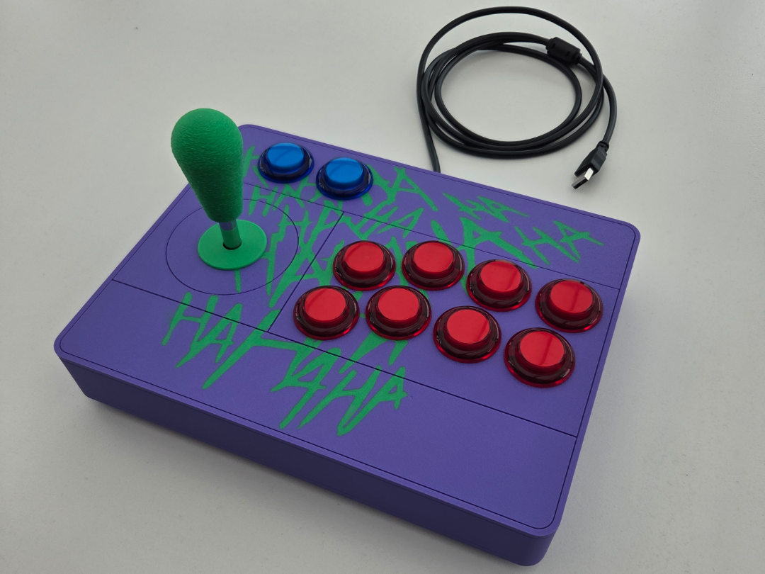 arcade controller with hand rest