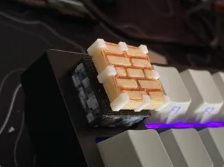 Minecraft piston keycap