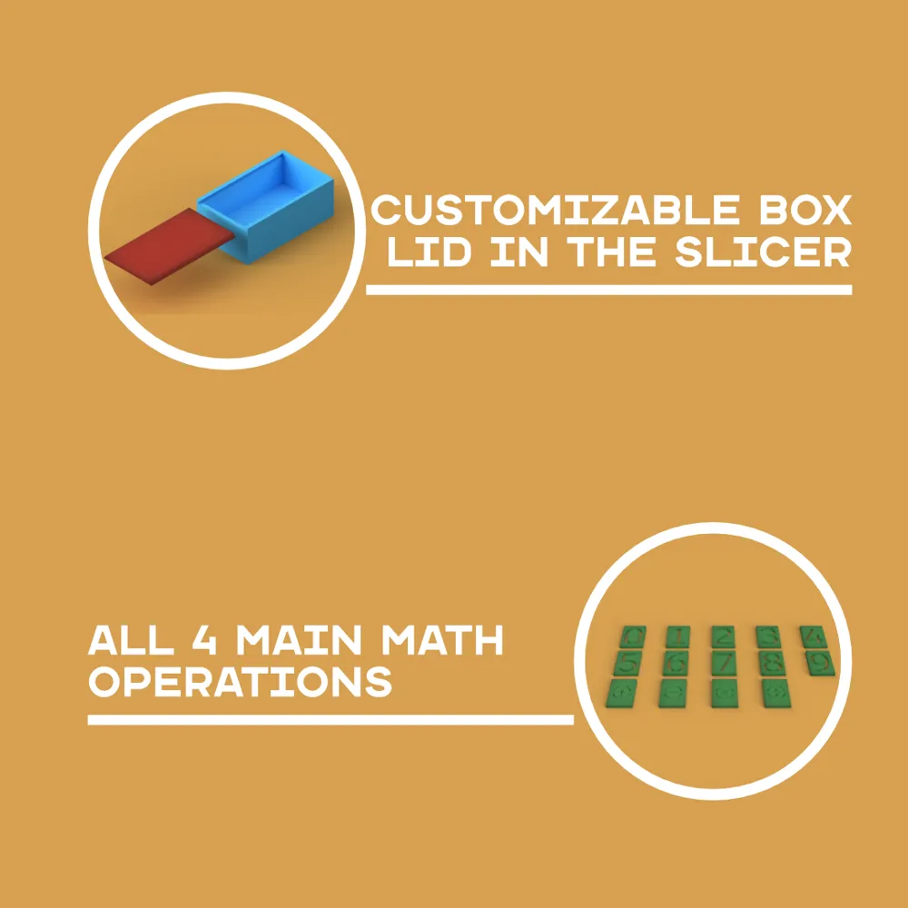 Math Tools 3d Math Learning Tool for Kids – 3D Printable Set - Free 3D Print Model ...