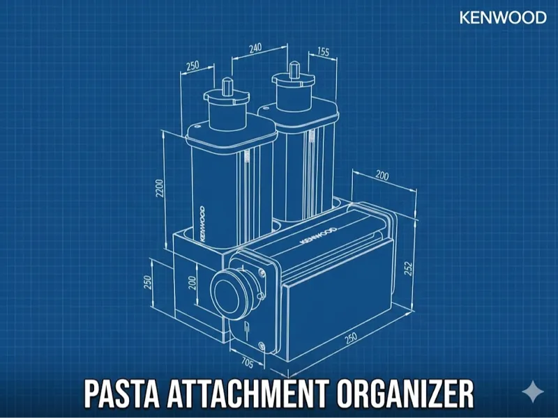 Kenwood Pasta Attachments Expert Kit Organiser 