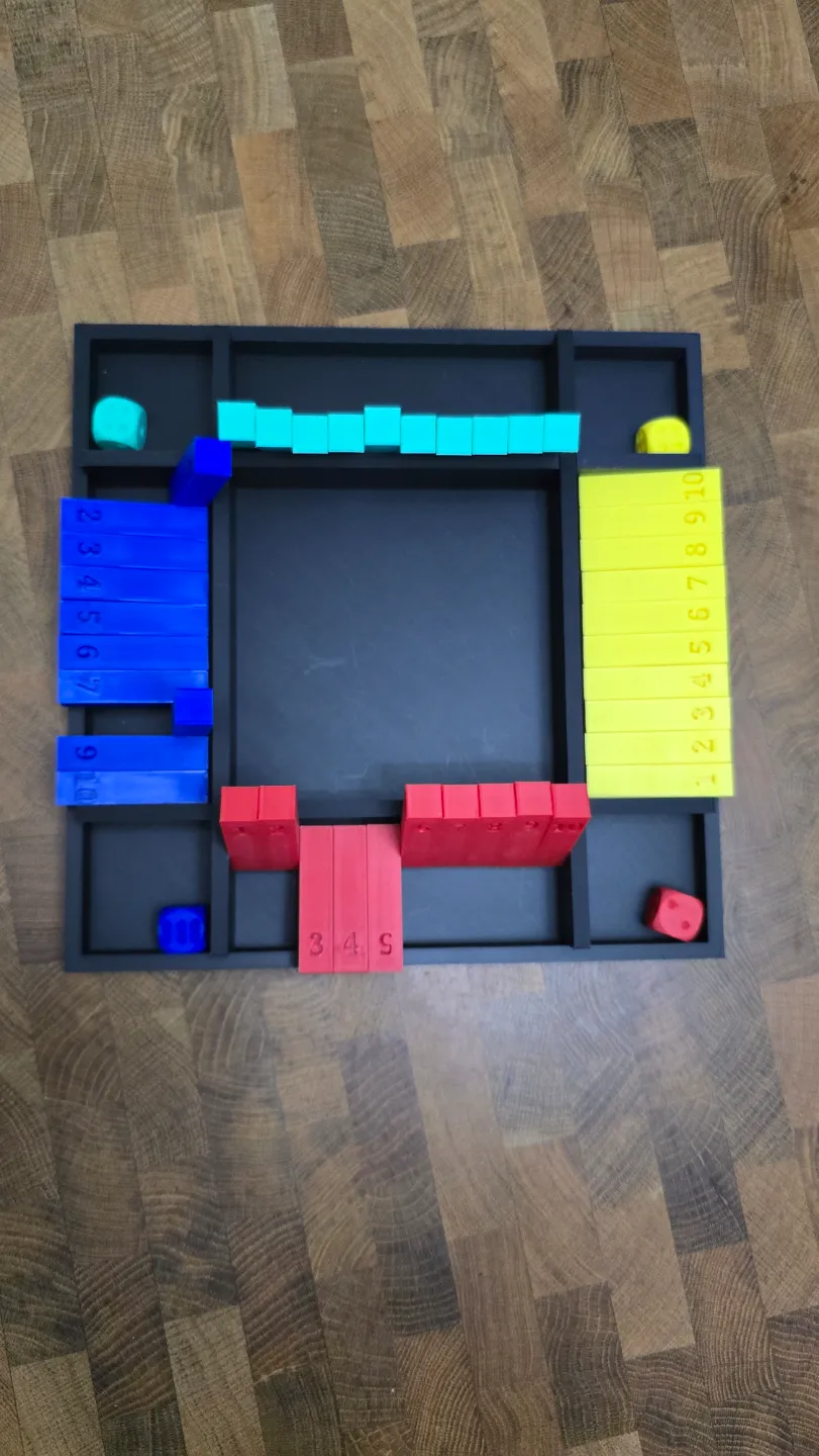 Shut the Box Game Board Game IMPROVED VERSION Remixed by 3DMetalCave ...