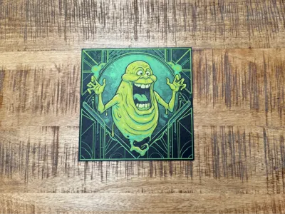 Art Deco - Slimer from Ghostbusters