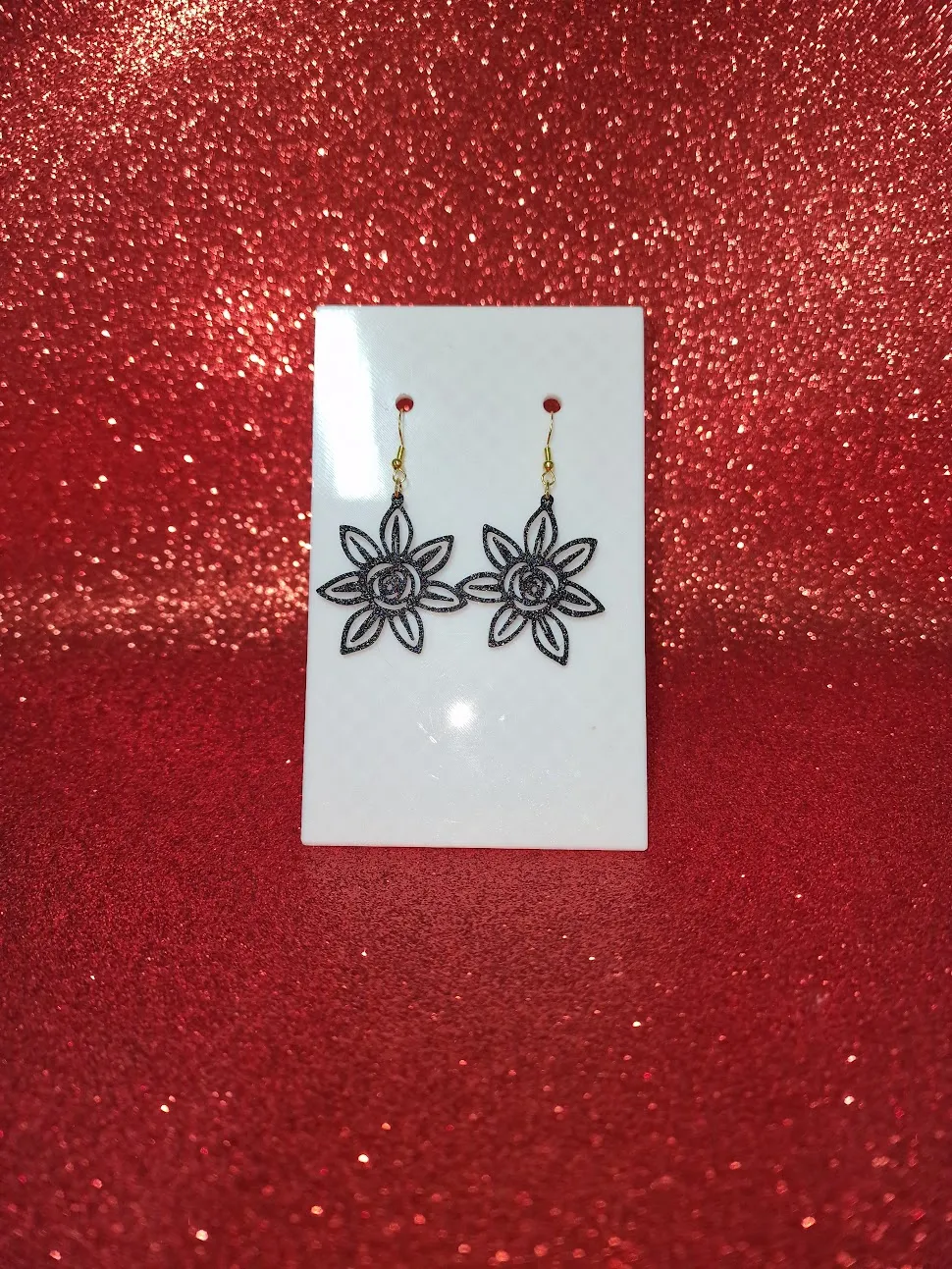 Sunrose earrings view 2