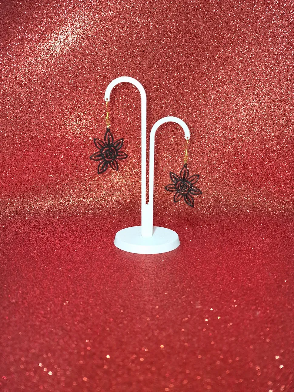 Sunrose earrings view 3