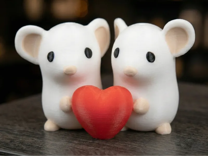 Adorable Mice Couple