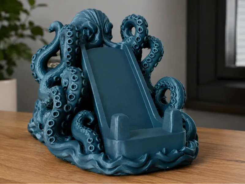 Octopus Phone Holder – Decorative Ocean-Themed