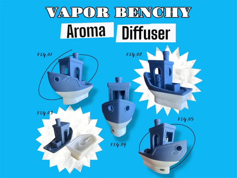 Benchy vapor aroma diffuser