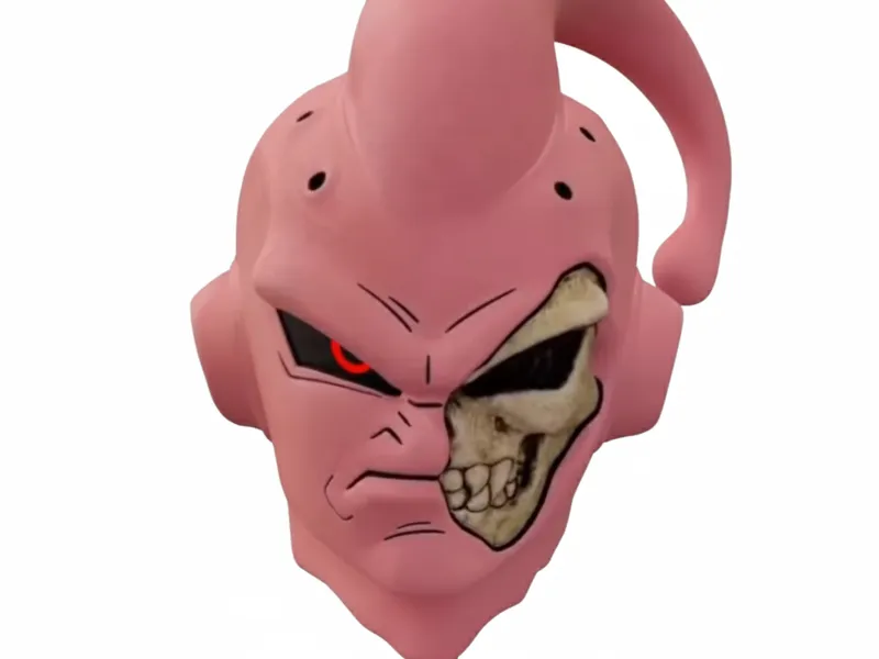 Kid Mayin Boo exposed Skull Dragon Ball Z